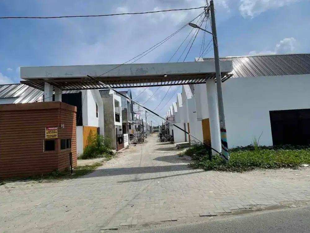 Rumah murah Sunggal model Scandinavian fasilitas pos security