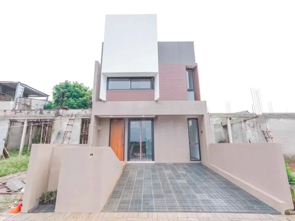Rumah 2 Lt SHM 7 Menit ke RS Citra Medika Depok Dibantu KPR J-28423