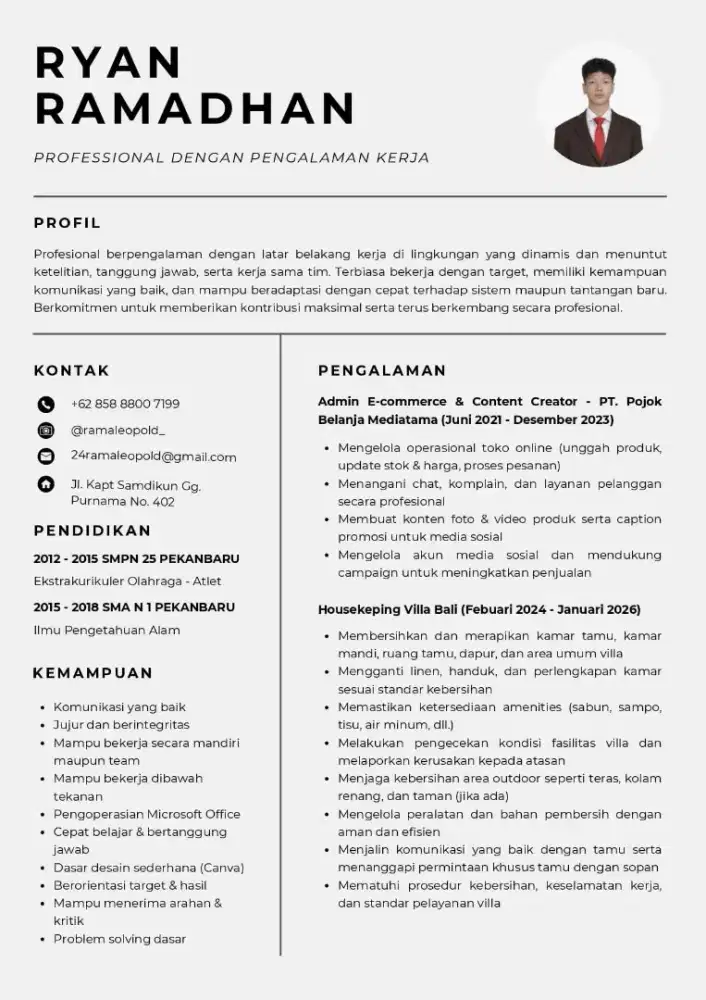 Sedang Mencari Pekerjaan Non Biaya & Non Perantara