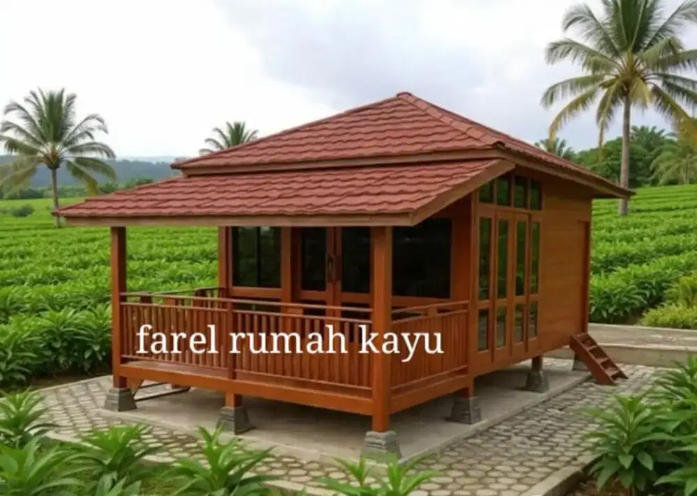 jual saung rumah kayu,saung panggung