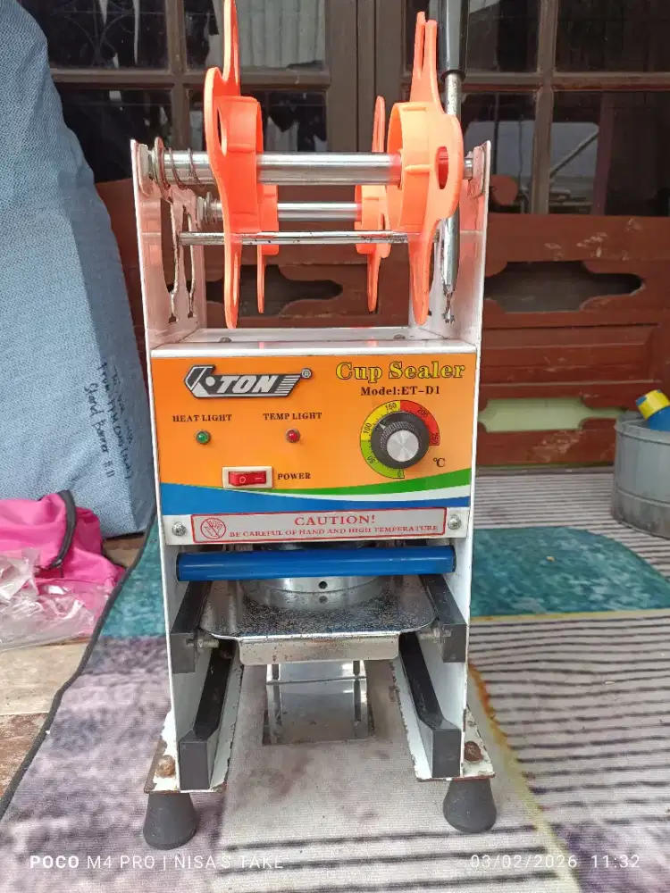 cup sealer, gratis plastik cup sealer 1 gulung