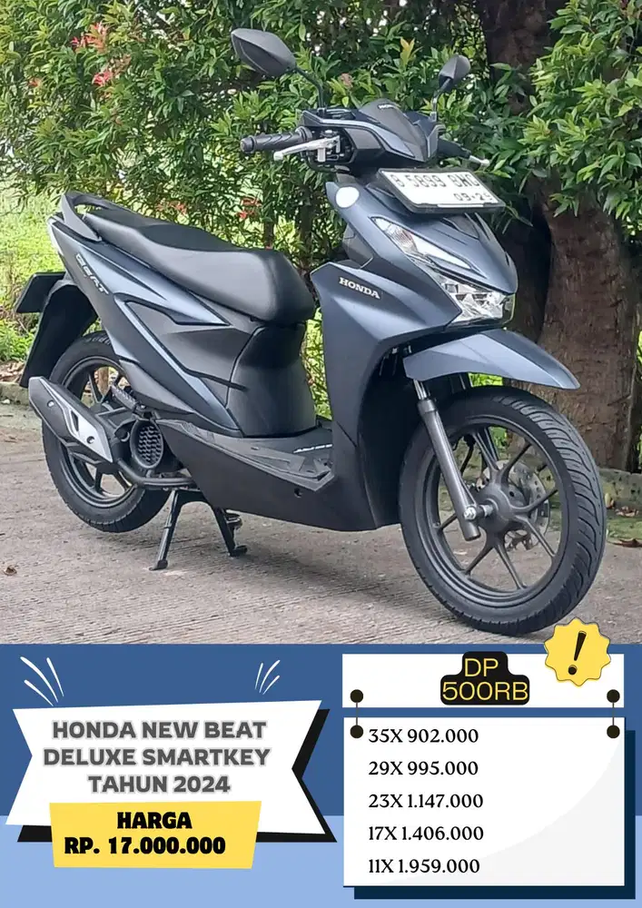Dp 500rb Honda New Beat Deluxe Smartkey thn 2024