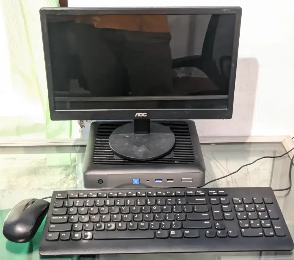 Mini pc hp t628 fullset