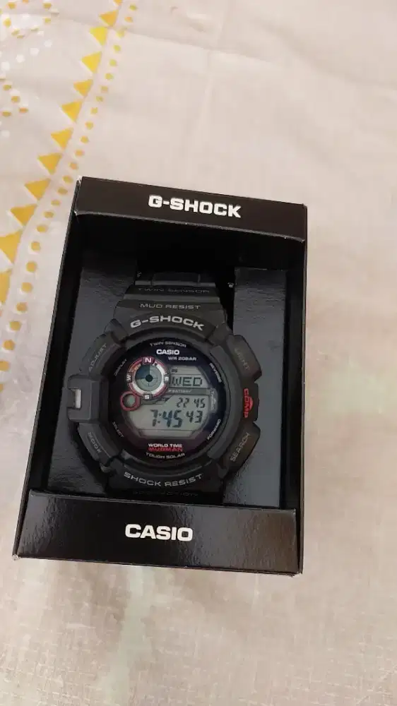 Jam Casio G-Shock Mudman G-9300-1DR Black