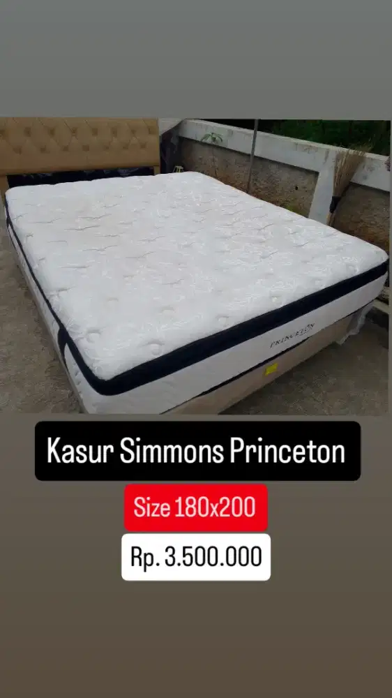 Kasur Simmons Princeton Size 180