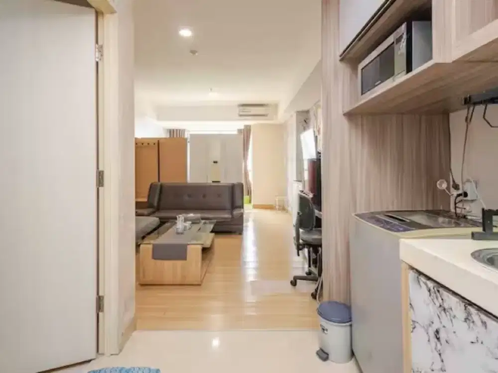 TERMURAH DISEWAKAN Full Furnished SKANDINAVIA 46 m2 BELUM IPL TAPI FREE INTERNET