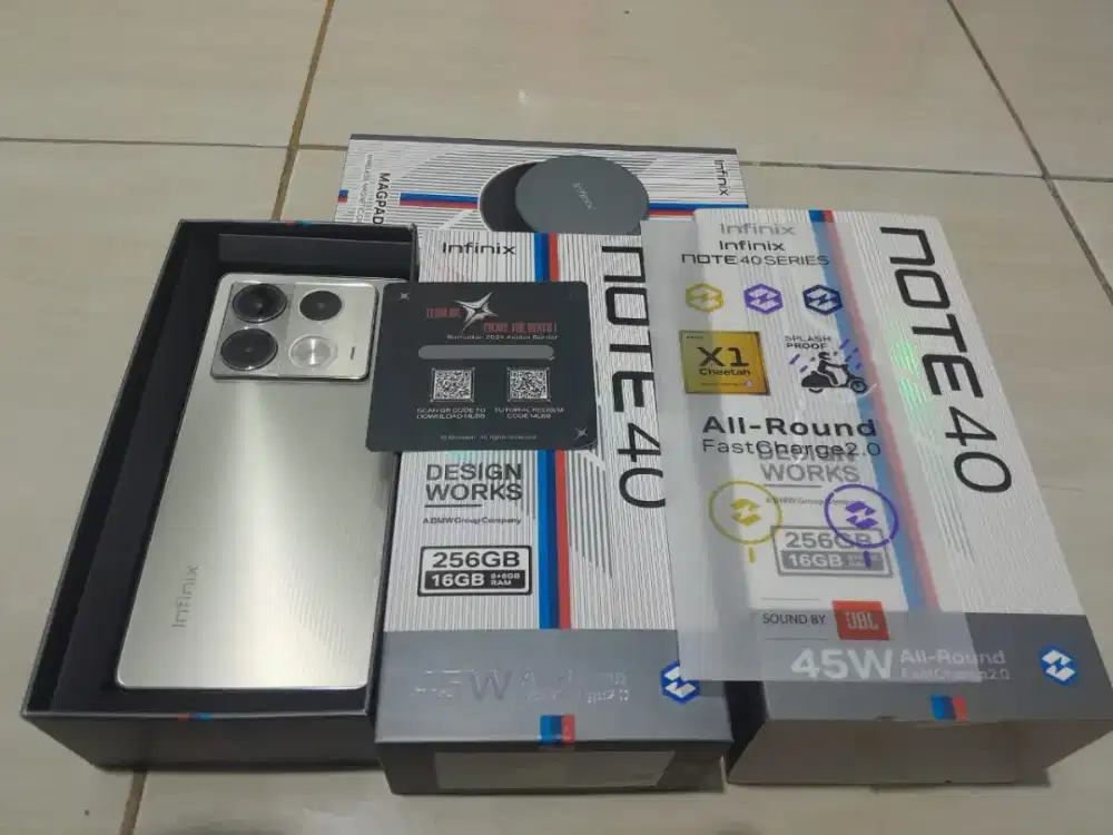 Infinix note 40 seris BMW ram 8/256