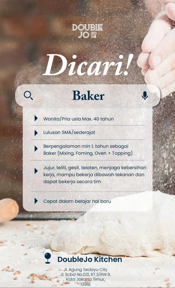 Freelance Bakery Double Jo Kitchen