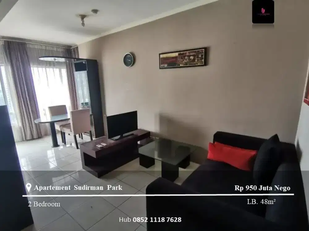 Dijual Apartement Sudirman Park Mid Floor 2BR Fully Furnished