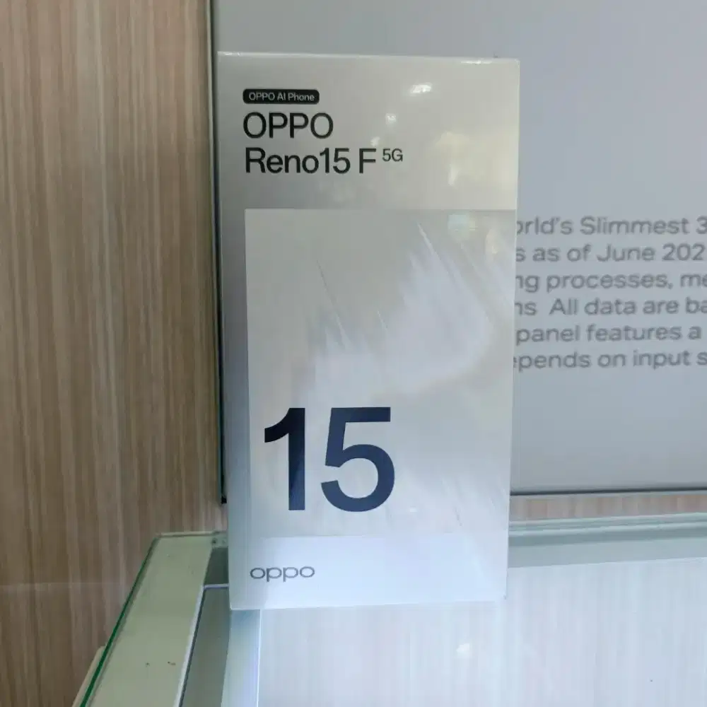 OPPO RENO15F 5G 12/256 Termurah Garansi Resmi