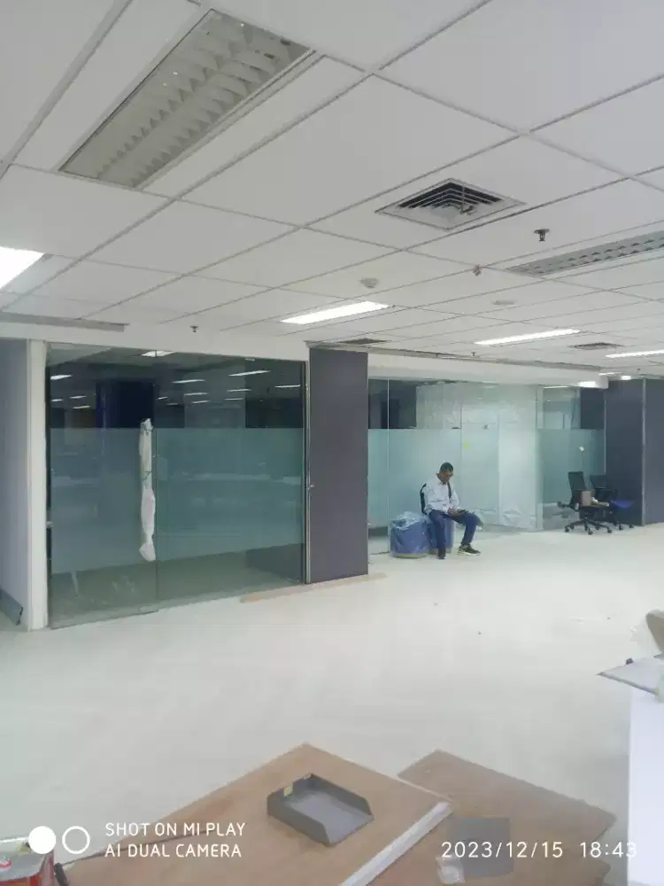 Sticker sanblast & kaca film kantor /perkantoran