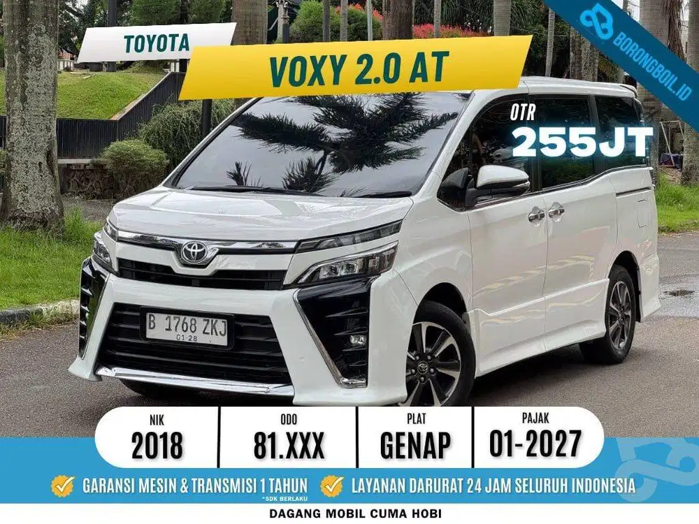 Toyota voxy 2.0 AT 2018 Putih