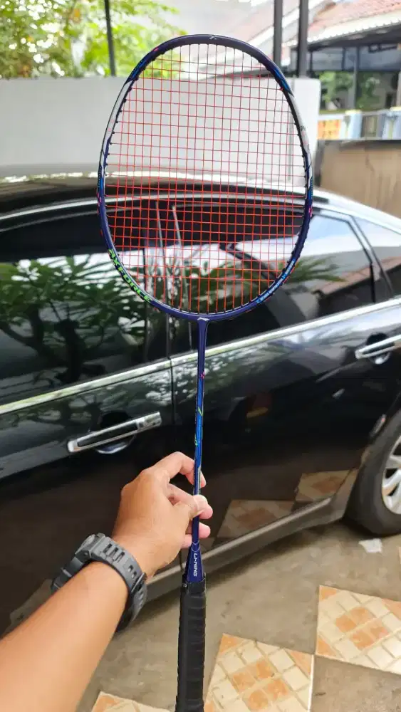 Raket Badminton LiNing Canon Axforce Pro, Mulus Jarang Dipake