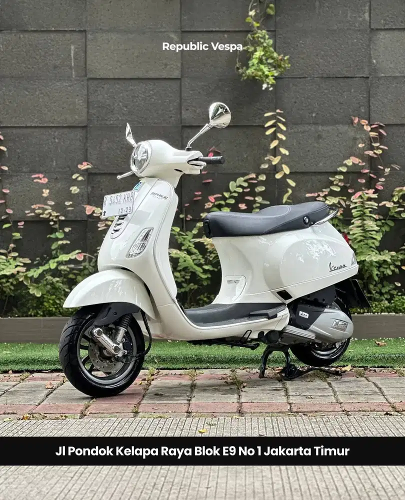 TERMURAH PIAGGIO VESPA LX 125 IGET LED FACELIFT TAHUN 2024 PUTIH