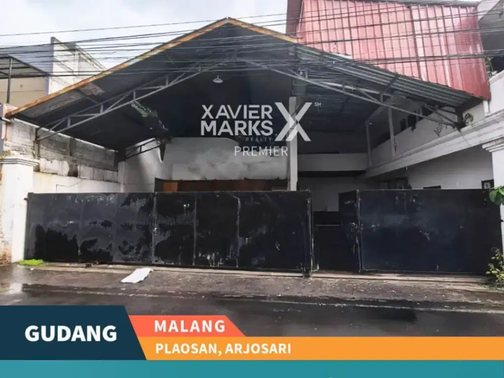 Dijual Gudang Bonus Lapangan Badminton di Plaosan Arjosari Malang