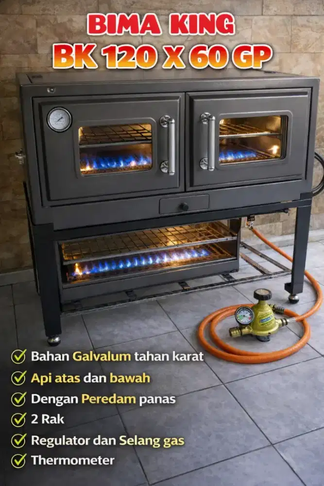 OVEN GAS PK 120 X 60