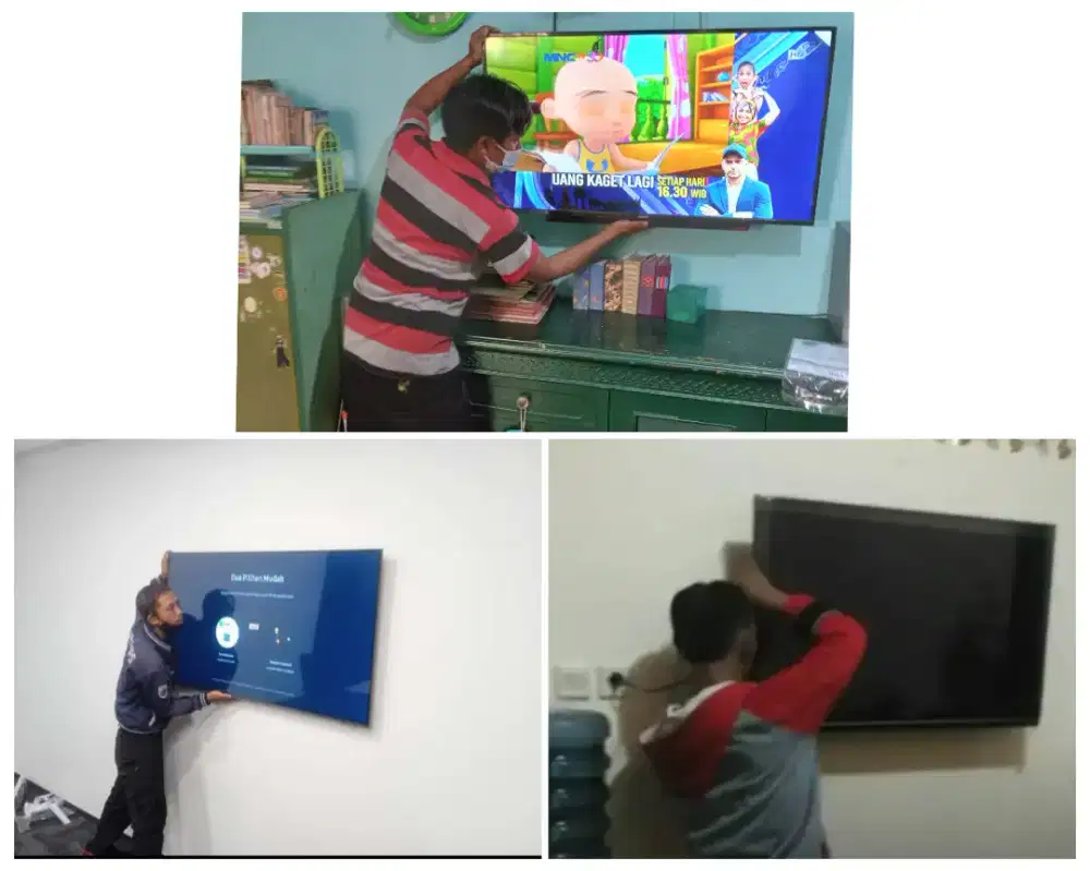 Braket +pasang atau jasa pasang terima rapih breket bracket led tv