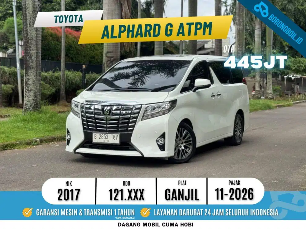TERMURAH Toyota Alphard G ATPM 2017