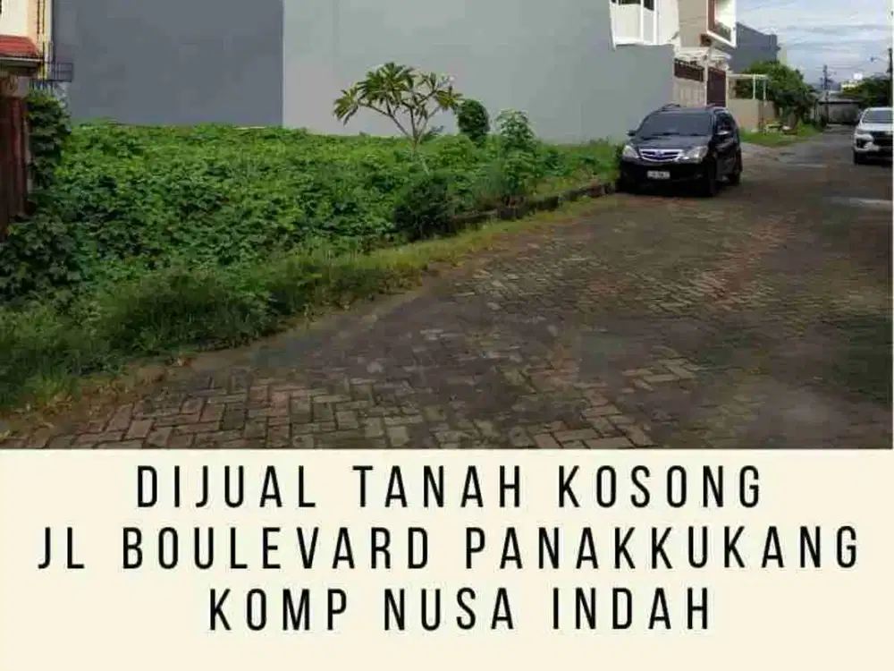 Dijual lokasi nusa indah jalan Boulevard panakukang