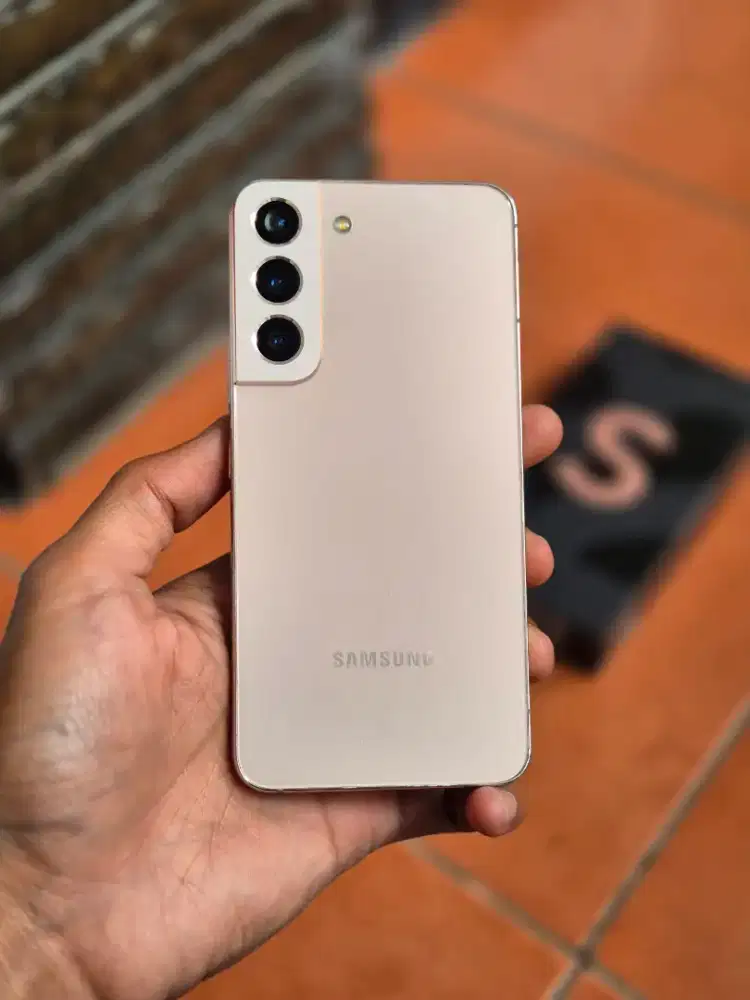 Samsung S22 8/256GB Resmi Sein Pink Gold Lengkap
