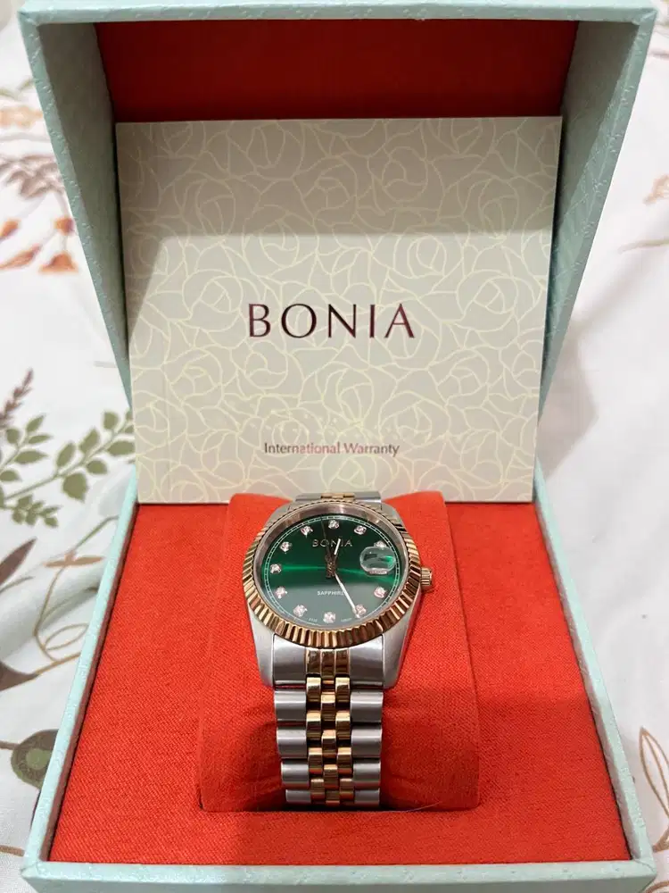 Bonia Watch (Green Dial)