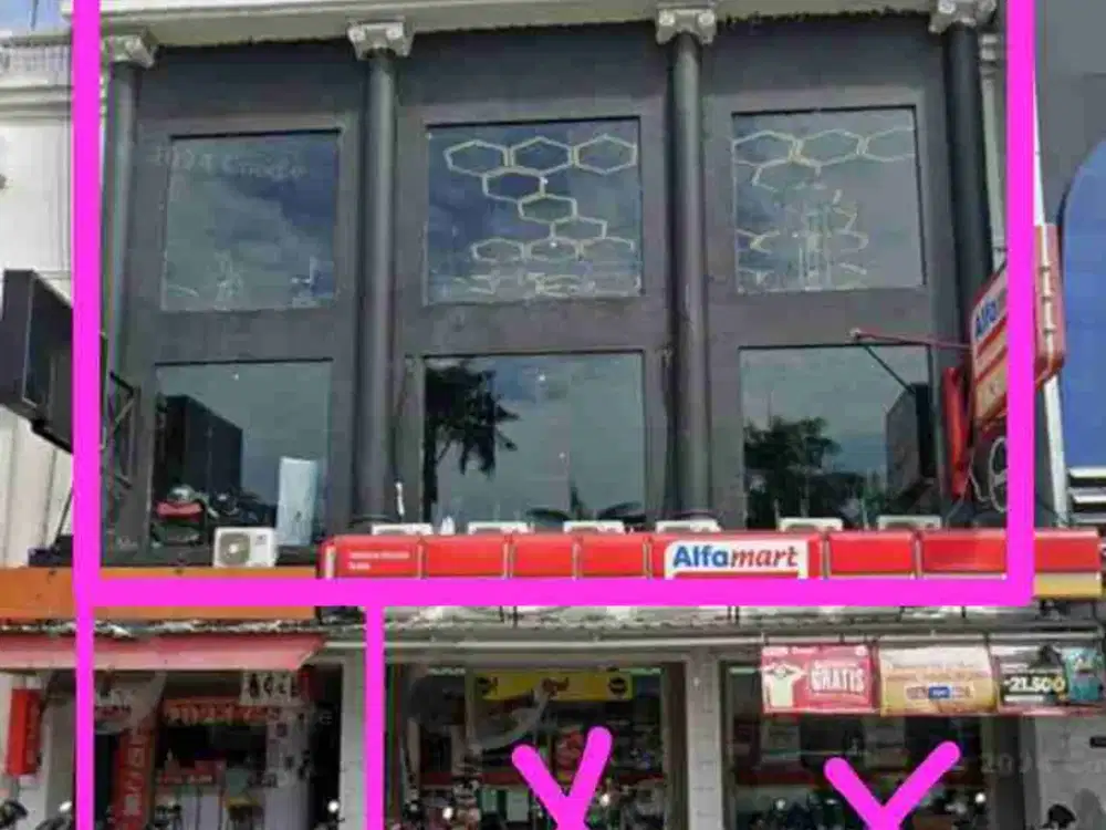 D sewa ruko gandeng 3 taman lestari palem