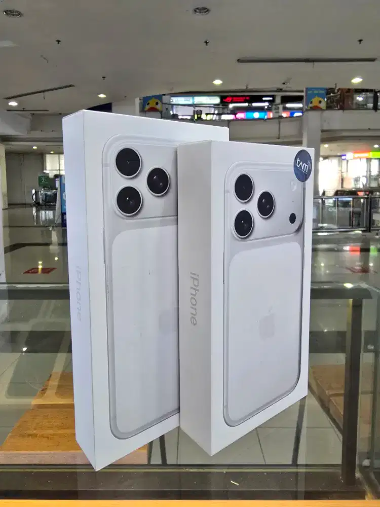 Ready Stock‼️New iPhone 17 Pro Max 256GB Silver Garansi Resmi iBox