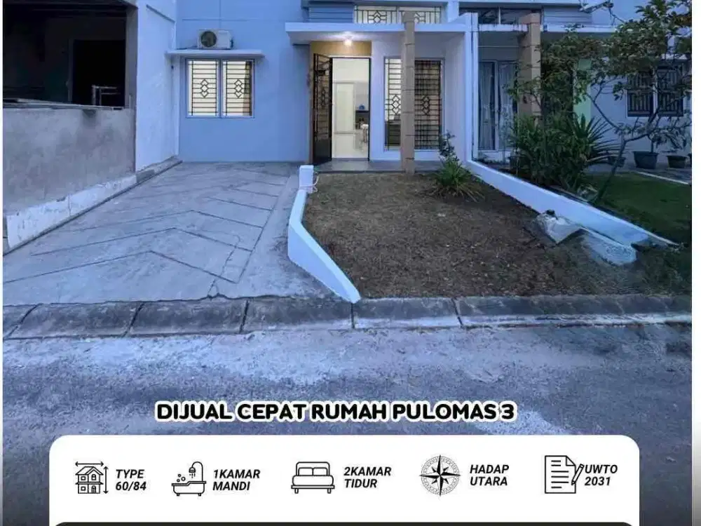 Dijual rumah pulo mas residence batam center