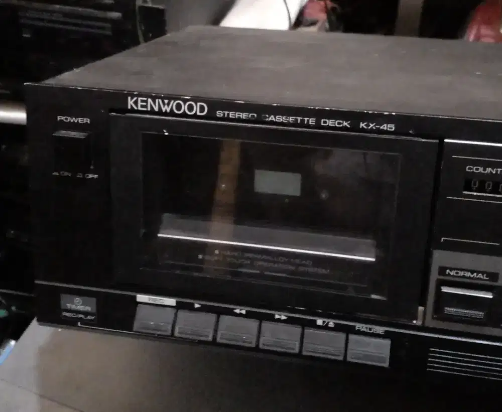Kenwood kx 45 dps tapedeck kondisi hidup player ga muter