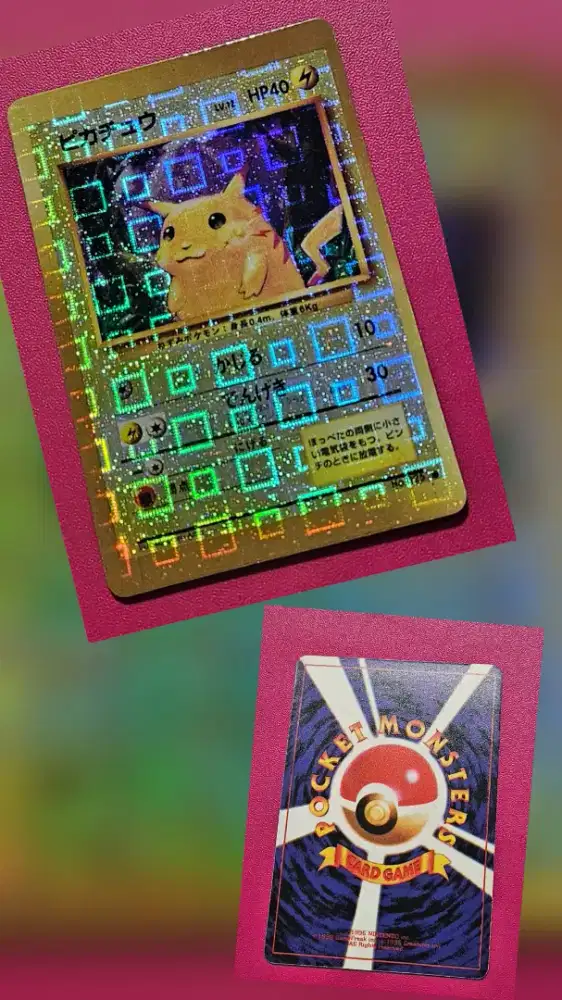 Paket Kartu Pokémon Vintage & Hologram Pikachu – Banyak Isi