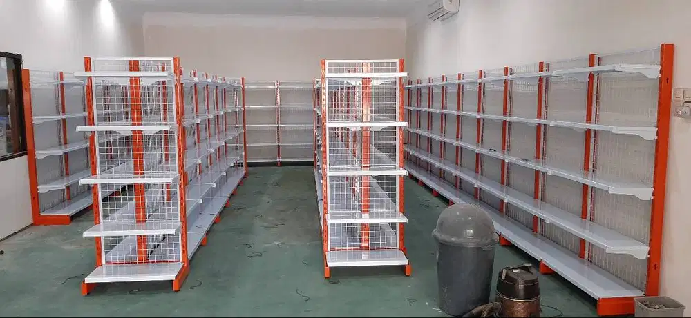 RAK MINIMARKET EKONOMIS T. 180 CM SHELVING UK NORMAL HARGA MURAH