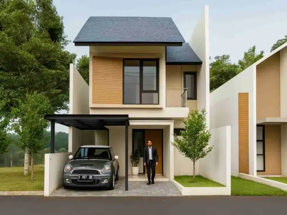 Dijual rumah baru murah 599 jt an 2 lantai di kav PLN jakamulya dekat pekayon cikunir Galaxy