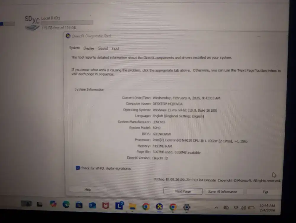 Ideapad D330 Touchscreen