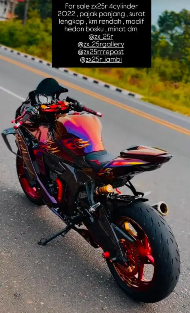 Motor bekas murah motor sport murah kawasaki zx 25r