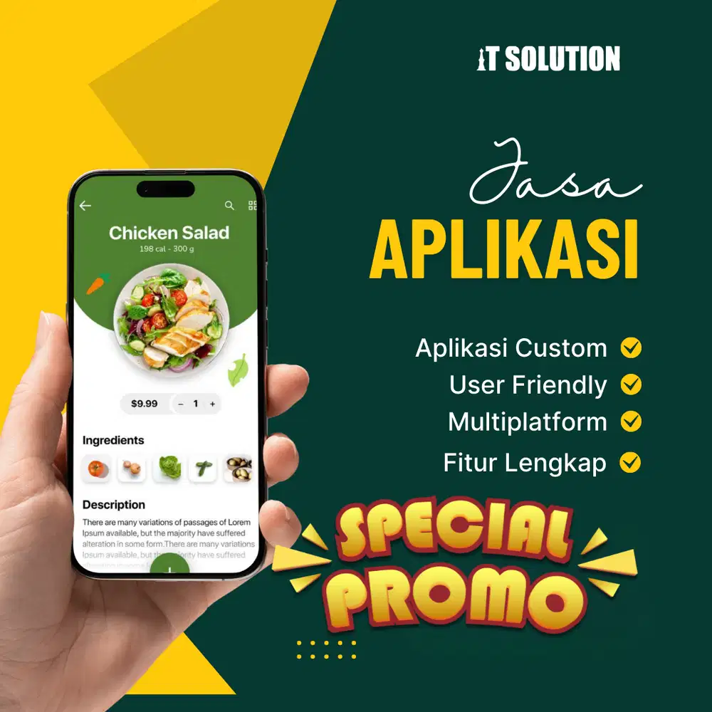 Pembuatan APlikasi Custom Profesional dan Bergaransi