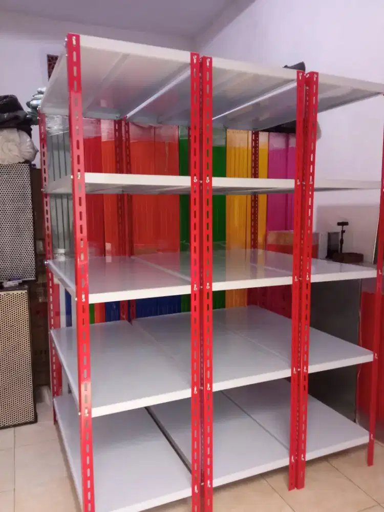 Rak besi rak gudang susun5