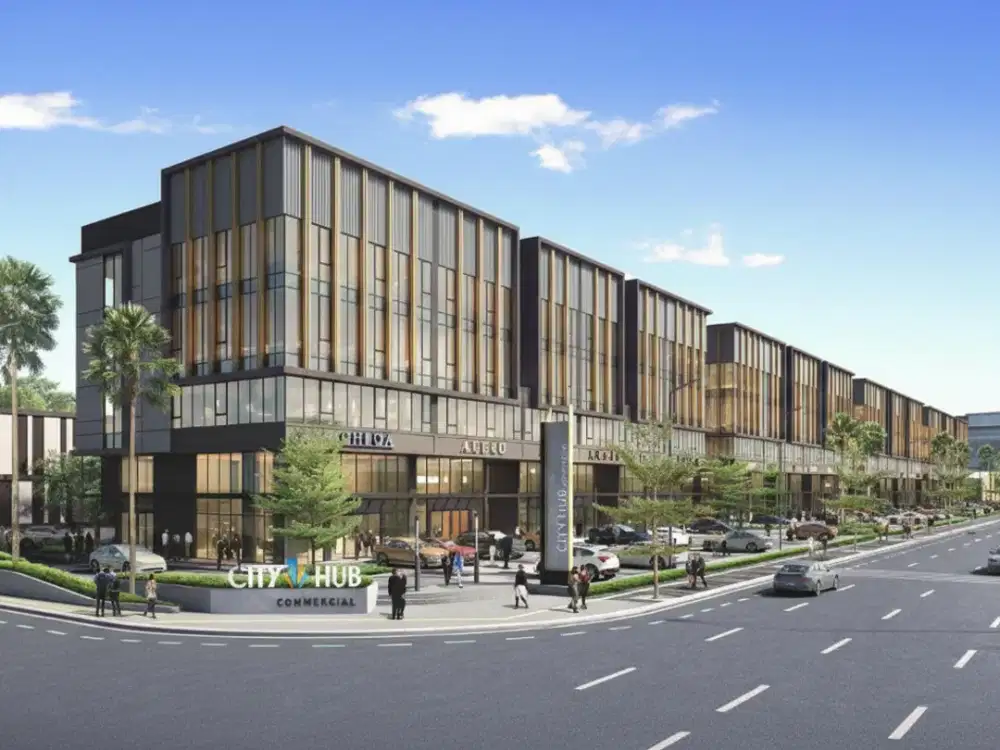 City Hub Commercial - The Future Business Hub! Ruko Premium 3-5 Lantai di Summarecon Serpong