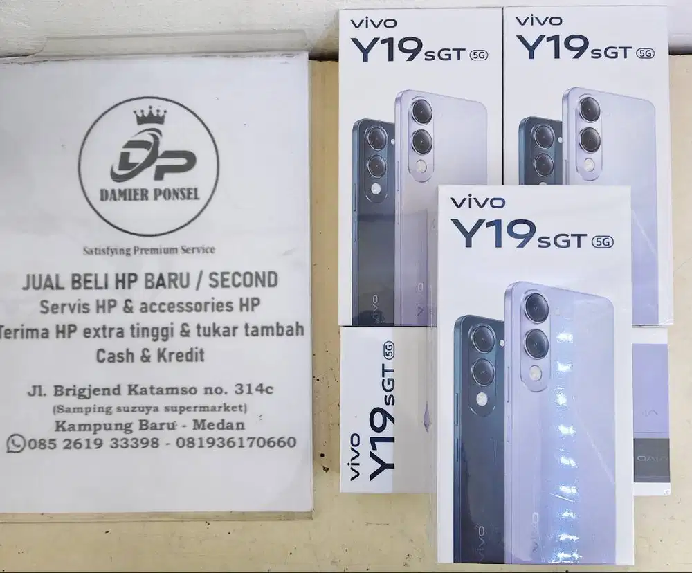 VIVO Y19S GT 5G (8+8/128) NEW GARANSI RESMI NASIONAL
