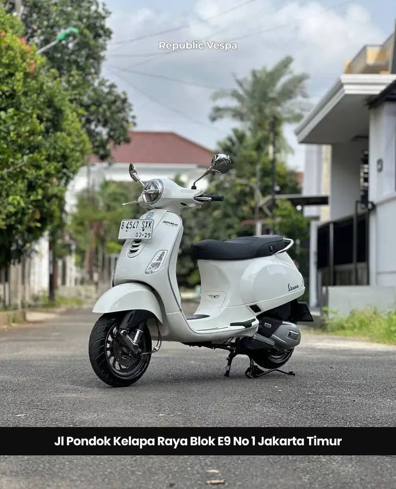 TERMURAH PIAGGIO VESPA LX125 IGET LED FACELIFT TH 2023 WHITE