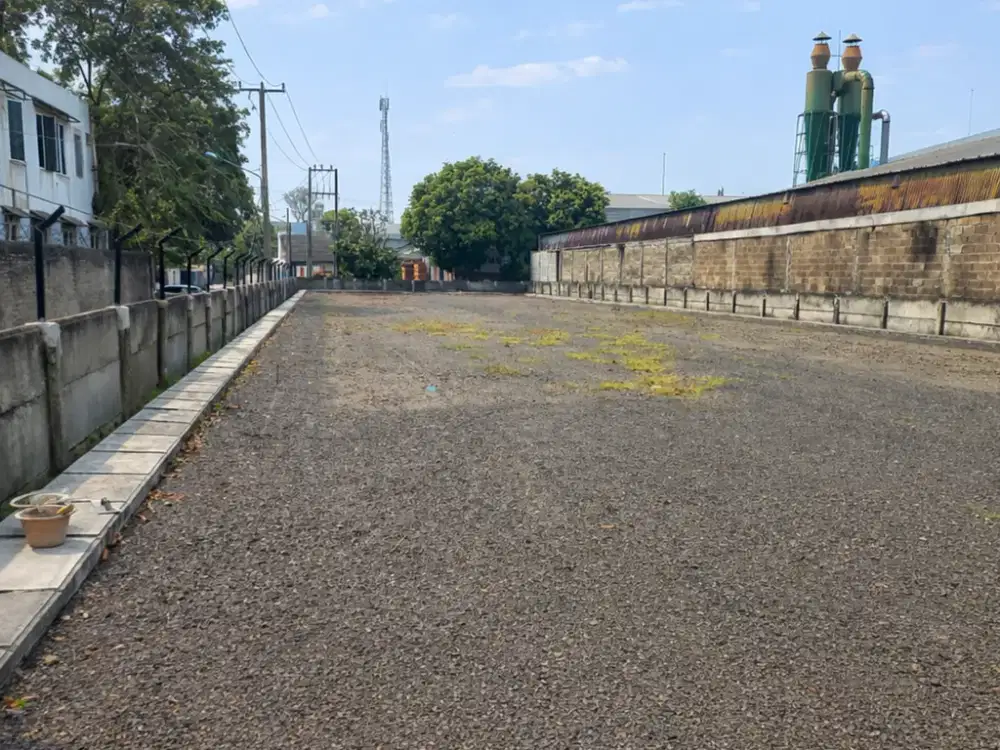 DISEWAKAN Lahan & Bangunan Gudang Siap Pakai