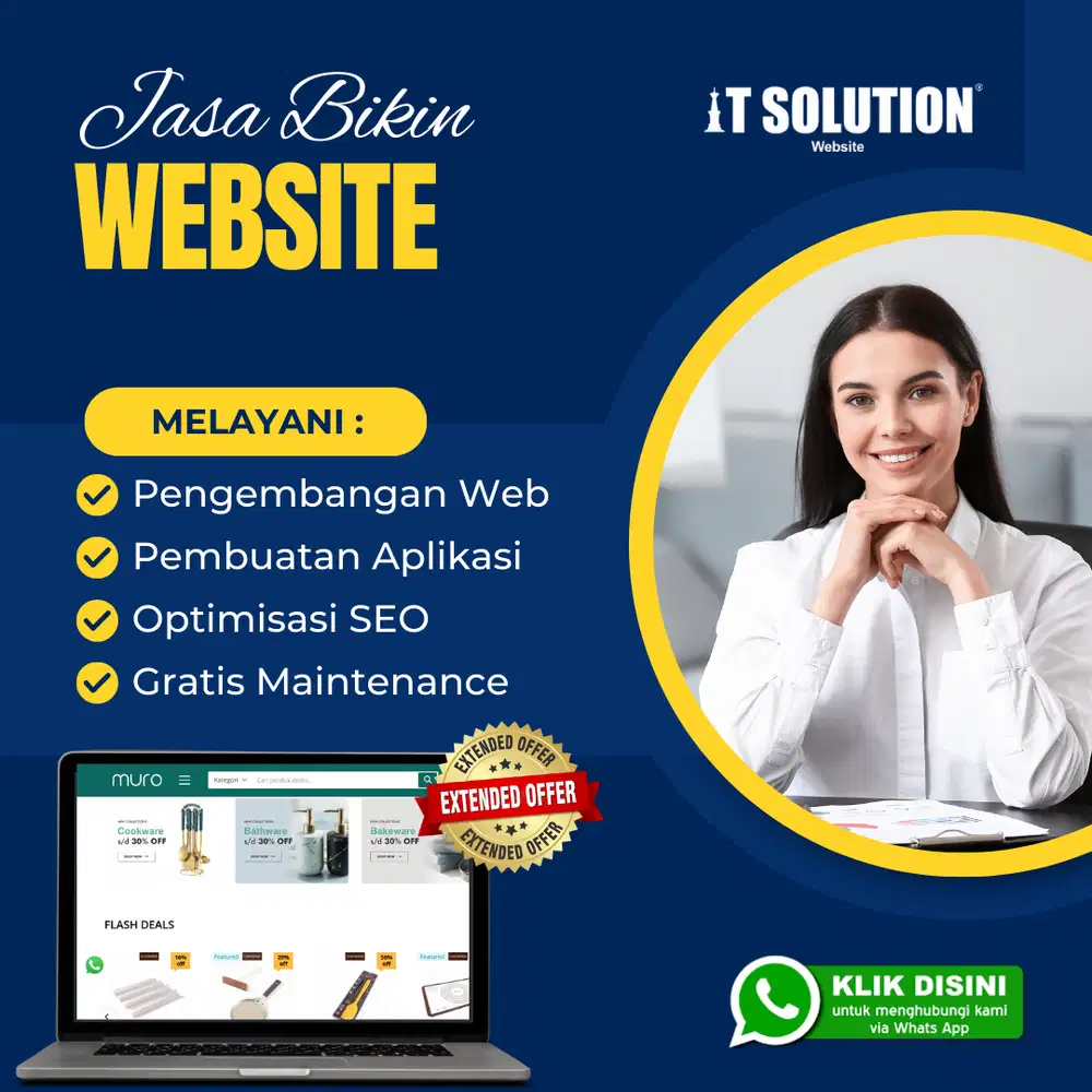Pembuatan Website Profil Profesional dan Bergaransi Custom