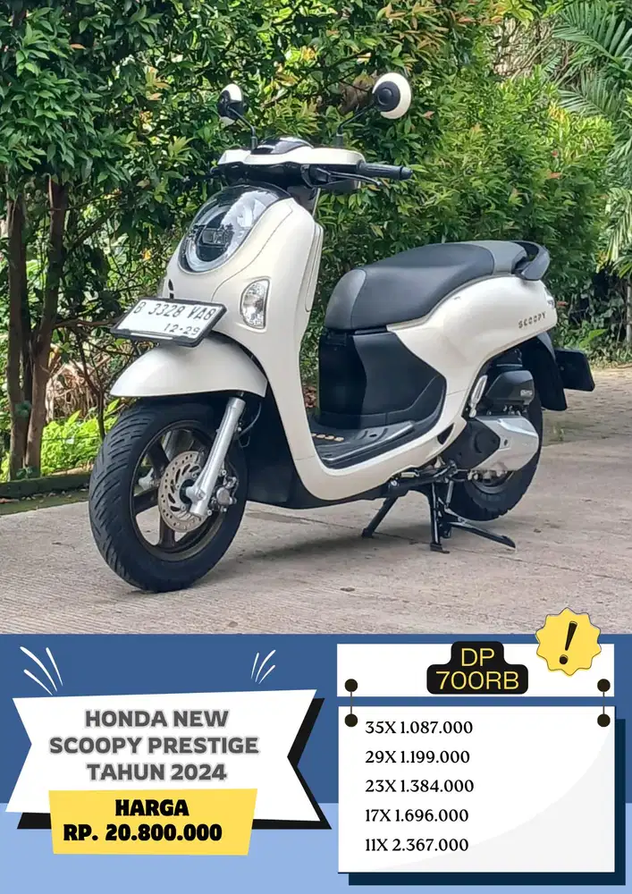 Dp 700rb Honda New Scoopy Prestige thn 2024 READY