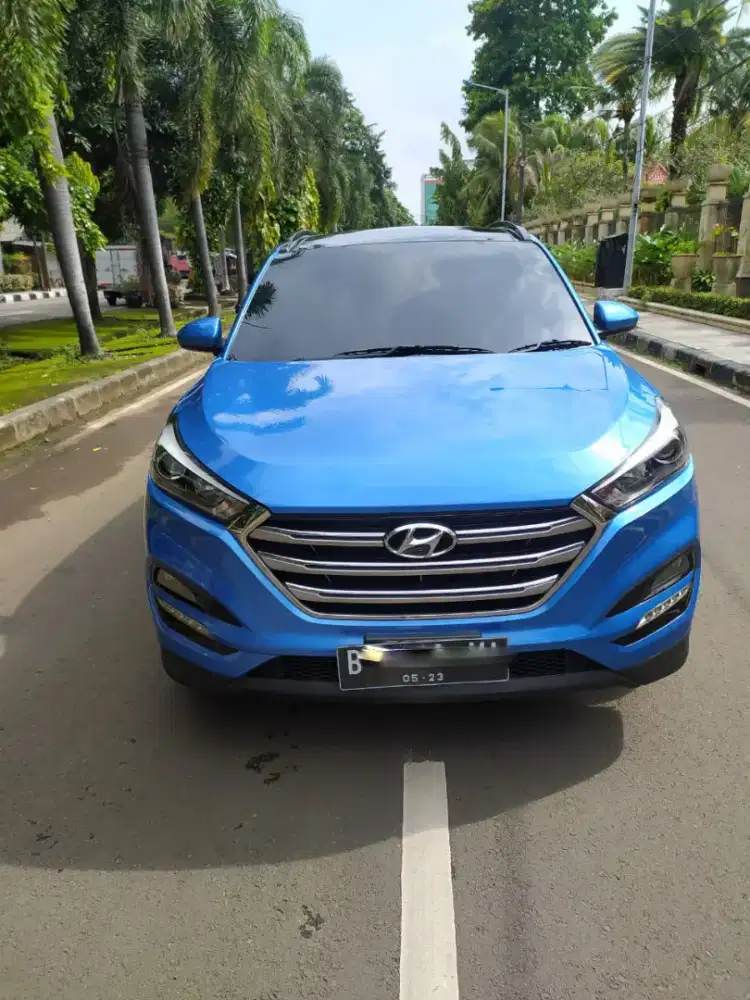Tucson XG Matic 2017 Biru 2.0 Tampilan Mewah Siap Pakai