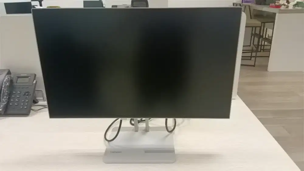 Jual bekas kantor monitor flat layar datar lebar 24 inchi