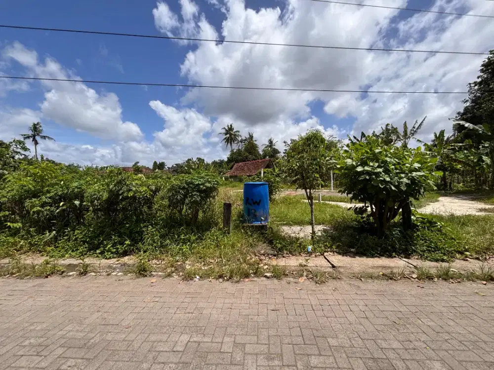 Dijual tanah pekarangan di gancahan sidomulyo godean