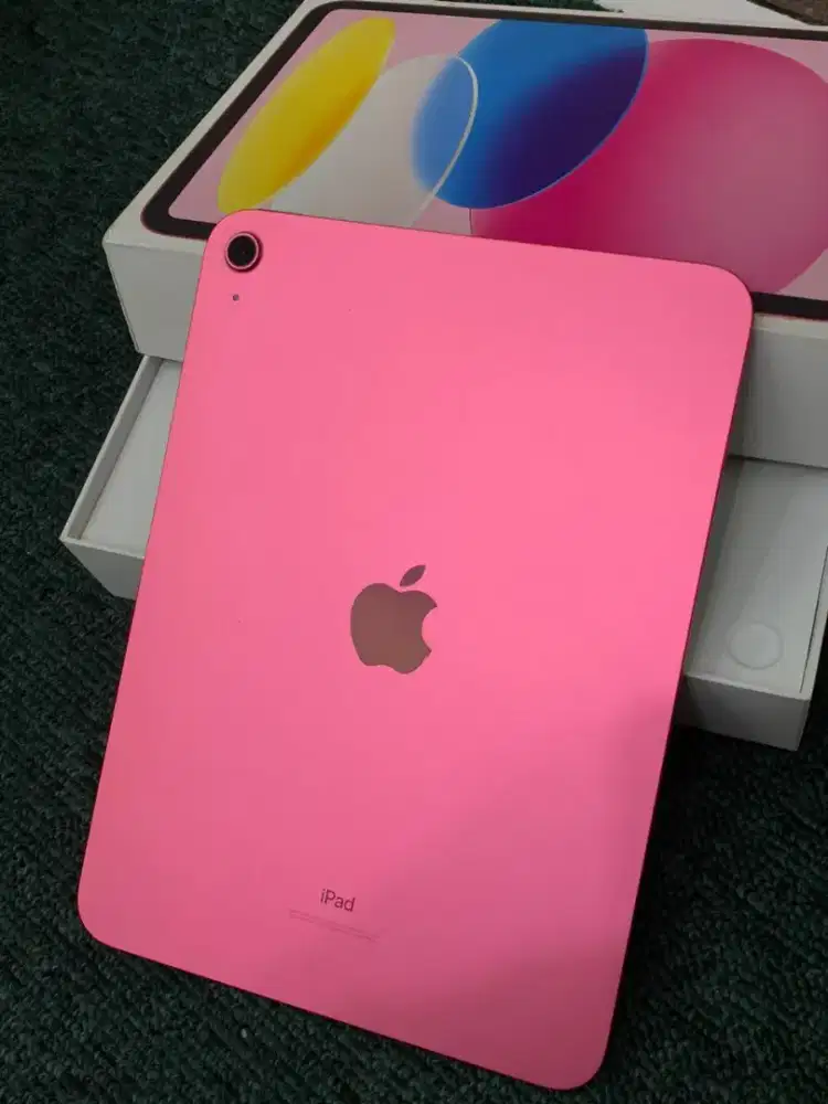 ipad gen 10 pink. 64gb. wifi. fullset full orian. mulus no minus