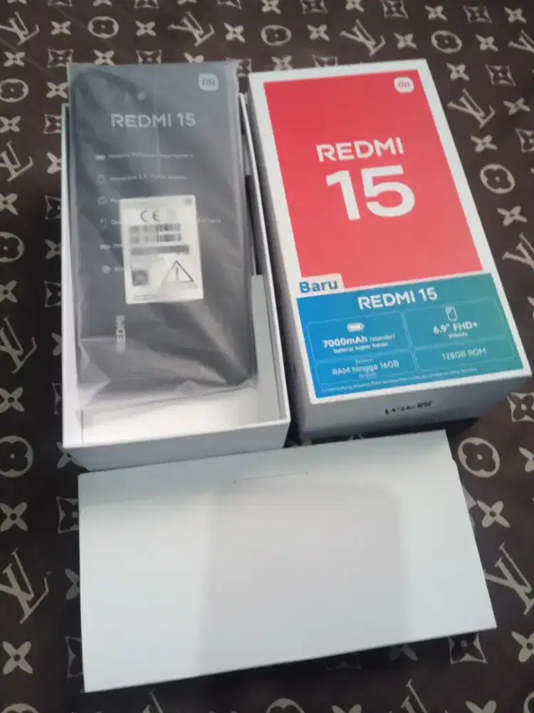 Redmi 15 ram 8+8/128 fullset pemakaian 1bln jual santai