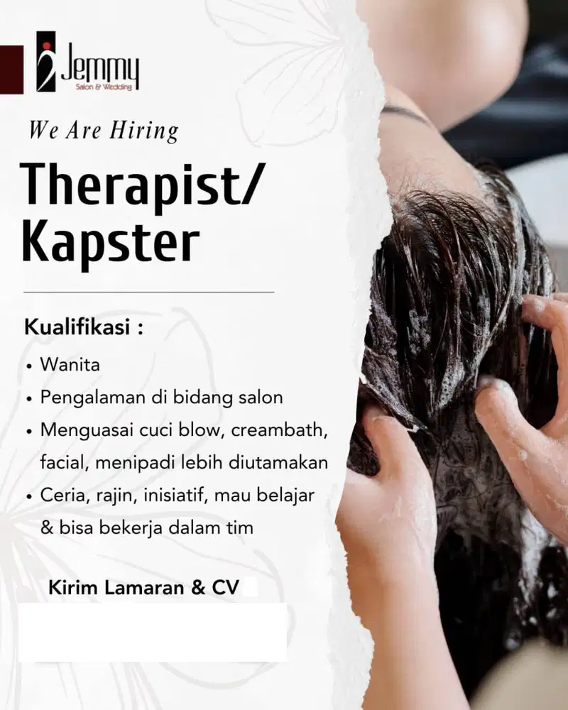 LOWONGAN KAPSTER WANITA