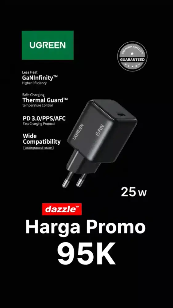 TC ugreen N series 25 W Black 65736