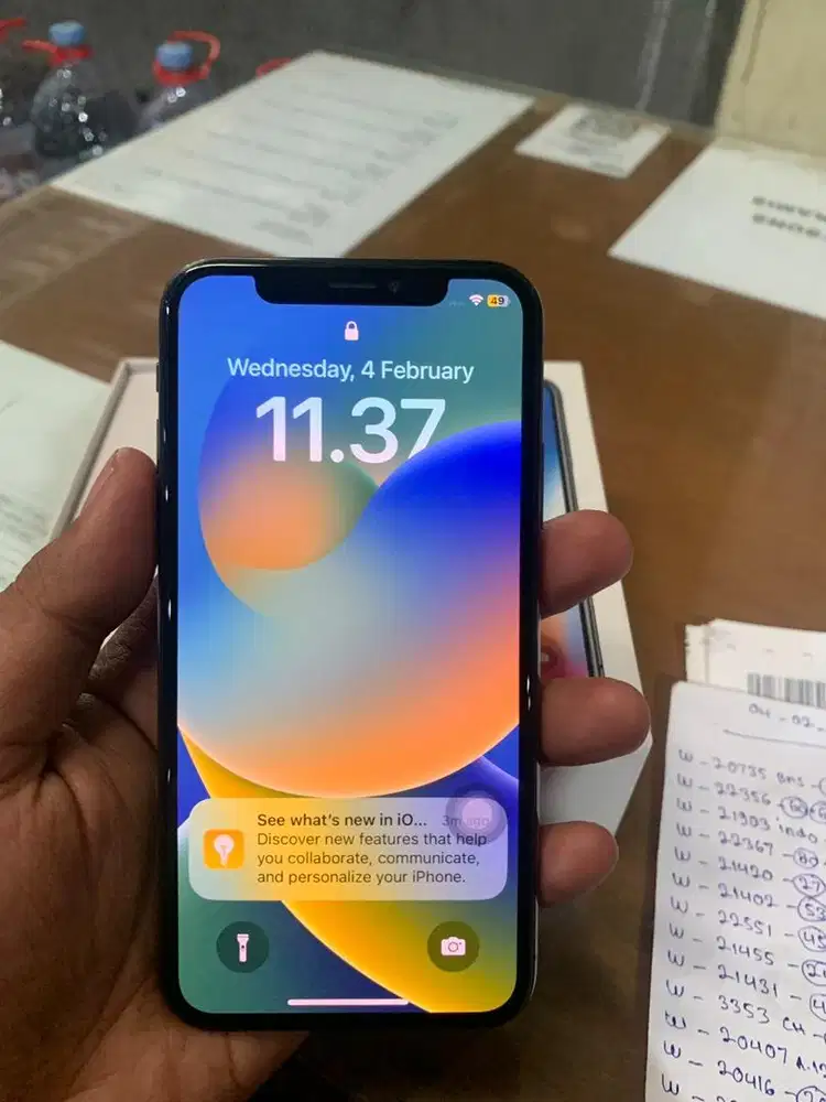 Iphone X 64 Gb ( jual apa adanya)